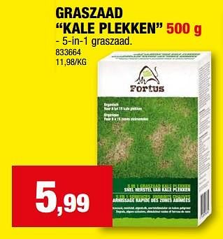Promotions Graszaad kale plekken - Fortus - Valide de 01/05/2024 à 21/05/2024 chez Hubo