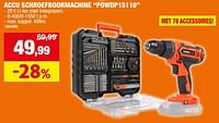 Powerplus accu schroefboormachine powdp15110-Powerplus