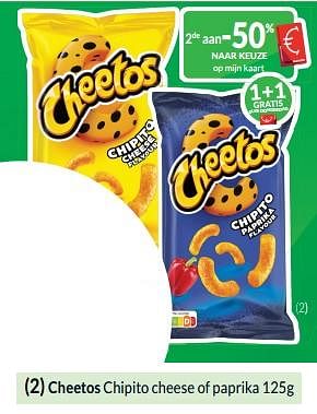 Promotions Cheetos chipito cheese of paprika - Cheetos  - Valide de 01/05/2024 à 31/05/2024 chez Intermarche