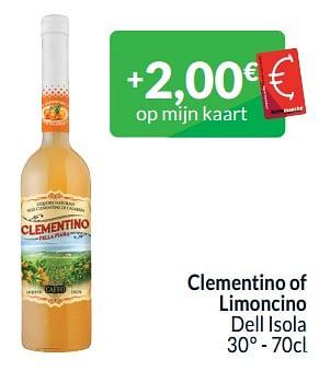 Promotions Clementino of limoncino dell isola - Produit maison - Intermarche - Valide de 01/05/2024 à 31/05/2024 chez Intermarche