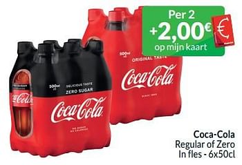Promotions Coca-cola regular of zero - Coca Cola - Valide de 01/05/2024 à 31/05/2024 chez Intermarche