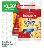 Promoties Entremont geraspte kaas - Entre Mont - Geldig van 01/05/2024 tot 31/05/2024 bij Intermarche