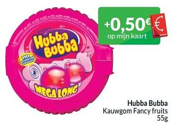 Promotions Hubba bubba kauwgom fancy fruits - Hubba Bubba - Valide de 01/05/2024 à 31/05/2024 chez Intermarche