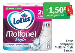 Lotus toiletpapier moltonel style
