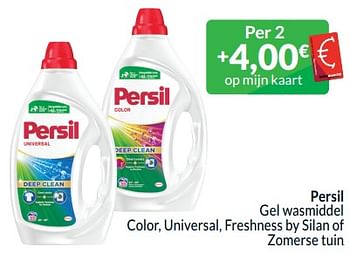 Promotions Persil gel wasmiddel color, universal, freshness by silan of zomerse tuin - Persil - Valide de 01/05/2024 à 31/05/2024 chez Intermarche