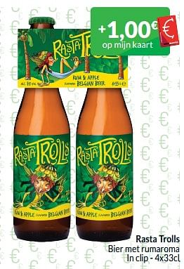 Promotions Rasta trolls bier met rumaroma - Rasta Trolls - Valide de 01/05/2024 à 31/05/2024 chez Intermarche