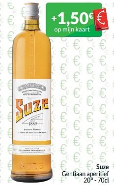 Promoties Suze gentiaan aperitief - Suze - Geldig van 01/05/2024 tot 31/05/2024 bij Intermarche