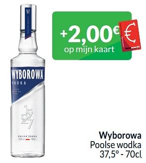 Promotions Wyborowa poolse wodka - Wyborowa - Valide de 01/05/2024 à 31/05/2024 chez Intermarche