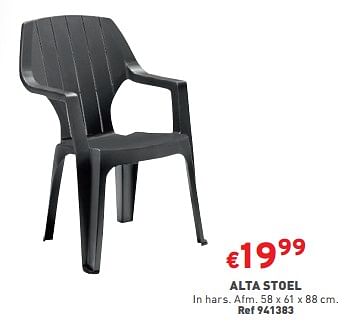 Promoties Alta stoel - Huismerk - Trafic  - Geldig van 02/05/2024 tot 06/05/2024 bij Trafic