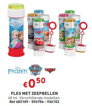 Promotions Fles met zeepbellen - Produit maison - Trafic  - Valide de 02/05/2024 à 06/05/2024 chez Trafic