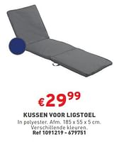 Promoties Kussen voor ligstoel - Huismerk - Trafic  - Geldig van 02/05/2024 tot 06/05/2024 bij Trafic