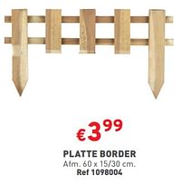 Platte border-Huismerk - Trafic 