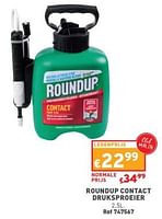 Promoties Roundup contact druksproeier - Roundup - Geldig van 02/05/2024 tot 06/05/2024 bij Trafic