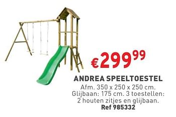 Promoties Andrea speeltoestel - Huismerk - Trafic  - Geldig van 02/05/2024 tot 06/05/2024 bij Trafic