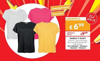 Promotions Dames-t-shirt - Produit maison - Trafic  - Valide de 02/05/2024 à 06/05/2024 chez Trafic