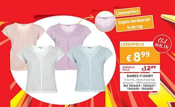 Promoties Dames-t-shirt - Huismerk - Trafic  - Geldig van 02/05/2024 tot 06/05/2024 bij Trafic