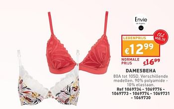 Promotions Damesbeha - Envie de Lingerie - Valide de 02/05/2024 à 06/05/2024 chez Trafic