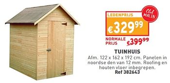 Promotions Tuinhuis - Produit maison - Trafic  - Valide de 02/05/2024 à 06/05/2024 chez Trafic