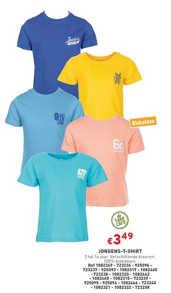 Promotions Jongens-t-shirt - Produit maison - Trafic  - Valide de 02/05/2024 à 06/05/2024 chez Trafic