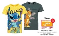 Promoties Jongens-t-shirt - Disney - Geldig van 02/05/2024 tot 06/05/2024 bij Trafic