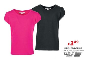 Promoties Meisjes-t-shirt - Huismerk - Trafic  - Geldig van 02/05/2024 tot 06/05/2024 bij Trafic