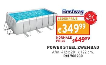 Promotions Power steel zwembad - BestWay - Valide de 02/05/2024 à 06/05/2024 chez Trafic