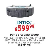 Pure spa greywood-Intex