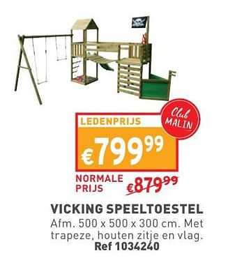Promoties Vicking speeltoestel - Huismerk - Trafic  - Geldig van 02/05/2024 tot 06/05/2024 bij Trafic