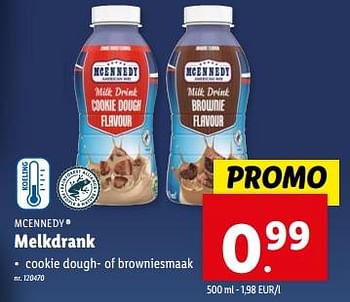 Promoties Melkdrank - Mcennedy - Geldig van 08/05/2024 tot 14/05/2024 bij Lidl