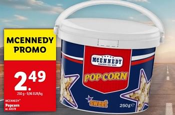 Promoties Popcorn - Mcennedy - Geldig van 08/05/2024 tot 14/05/2024 bij Lidl