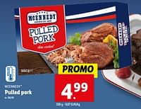 Promoties Pulled pork - Mcennedy - Geldig van 08/05/2024 tot 14/05/2024 bij Lidl