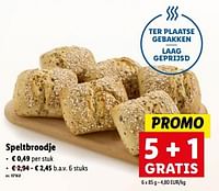 Promoties Speltbroodje - Huismerk - Lidl - Geldig van 08/05/2024 tot 14/05/2024 bij Lidl