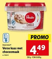 Promoties Verse kaas met chocosmaak - Paschka - Geldig van 08/05/2024 tot 14/05/2024 bij Lidl
