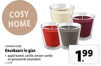 Promoties Geurkaars in glas - Livarno - Geldig van 08/05/2024 tot 14/05/2024 bij Lidl