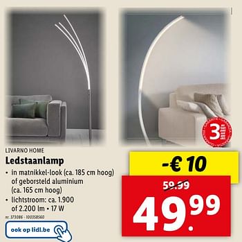 Promoties Ledstaanlamp - Livarno - Geldig van 08/05/2024 tot 14/05/2024 bij Lidl
