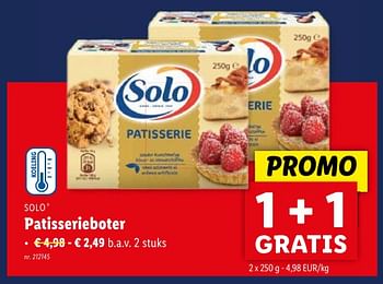 Promotions Patisserieboter - Solo - Valide de 08/05/2024 à 14/05/2024 chez Lidl