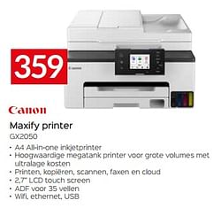 Canon maxify printer gx2050