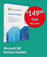 Promoties Microsoft 365 business standard - Microsoft - Geldig van 26/04/2024 tot 31/05/2024 bij Selexion