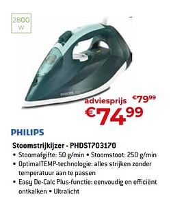 Philips stoomstrijkijzer - phdst703170