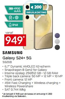 Samsung galaxy s24+ 5g s926b