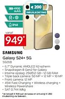 Promoties Samsung galaxy s24+ 5g s926b - Samsung - Geldig van 26/04/2024 tot 31/05/2024 bij Selexion