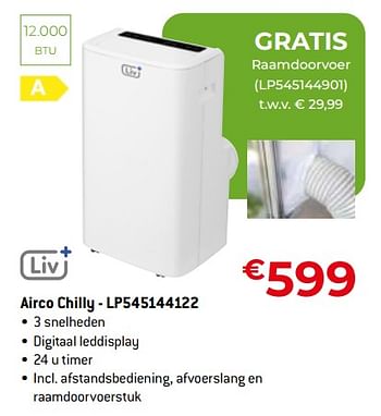 Promoties Liv airco chilly - lp545144122 - LIV - Geldig van 26/04/2024 tot 31/05/2024 bij Exellent