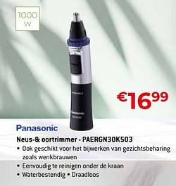 Panasonic neus-+ oortrimmer - paergn30k503