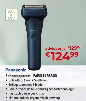 Promotions Panasonic scheerapparaat - paeslt4ba803 - Panasonic - Valide de 26/04/2024 à 31/05/2024 chez Exellent