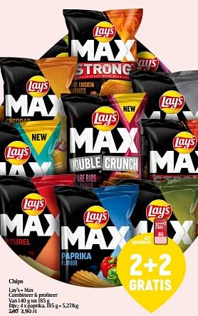 Promoties Chips - Lay's - Geldig van 01/05/2024 tot 08/05/2024 bij Delhaize
