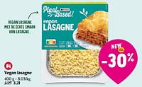Promoties Vegan lasagne - Huismerk - Delhaize - Geldig van 01/05/2024 tot 08/05/2024 bij Delhaize