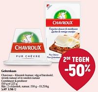 Promoties Geitenkaas - Chavroux - Geldig van 01/05/2024 tot 08/05/2024 bij Delhaize