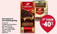 Promoties Hagelslag van pure chocolade - Cote D'Or - Geldig van 01/05/2024 tot 08/05/2024 bij Delhaize