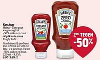 Promoties Ketchup heinz - Heinz - Geldig van 01/05/2024 tot 08/05/2024 bij Delhaize