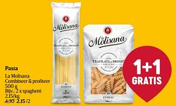 Promoties Spaghetti - La Molisana - Geldig van 01/05/2024 tot 08/05/2024 bij Delhaize